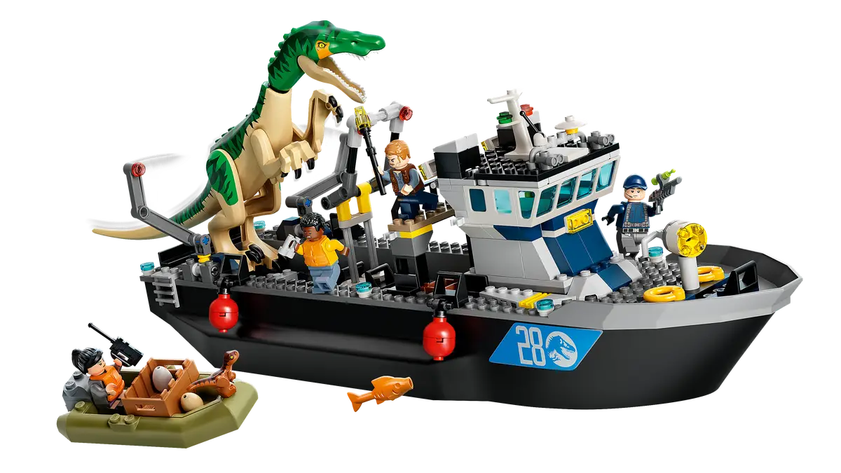 Baryonx Dinosaur Boat Escape - LEGO Jurassic World Set (76942)