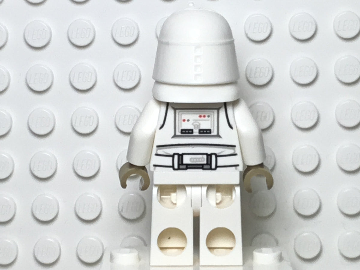 Snowtrooper, Printed Legs, Dark Tan Hands, Frown, sw1102
