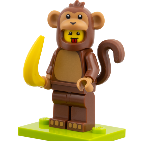 Monkey Costume Fan, col28-4 - LEGO® CMF Minifigure