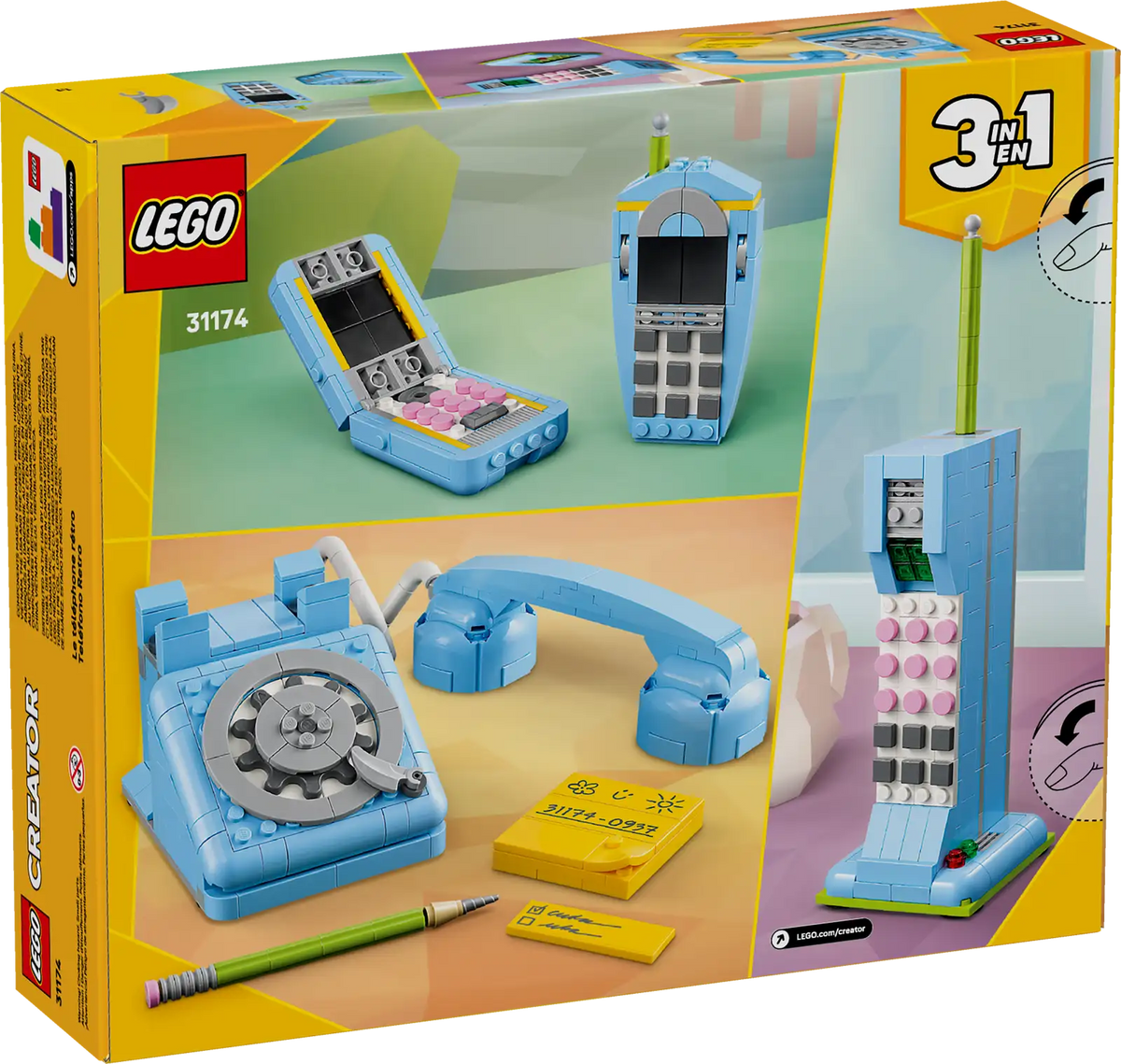LEGO Creator Retro Telephone 3in1 Set (31174)