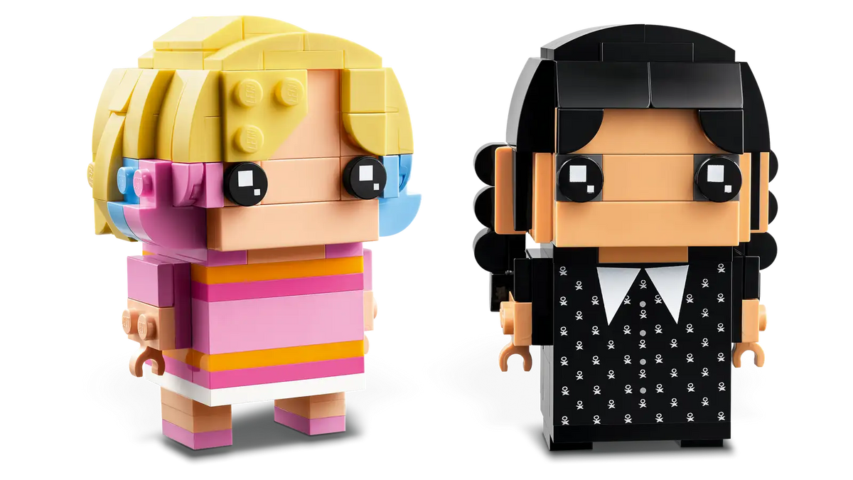 LEGO Wednesday: Wednesday & Enid BrickHeadz Set (40750)