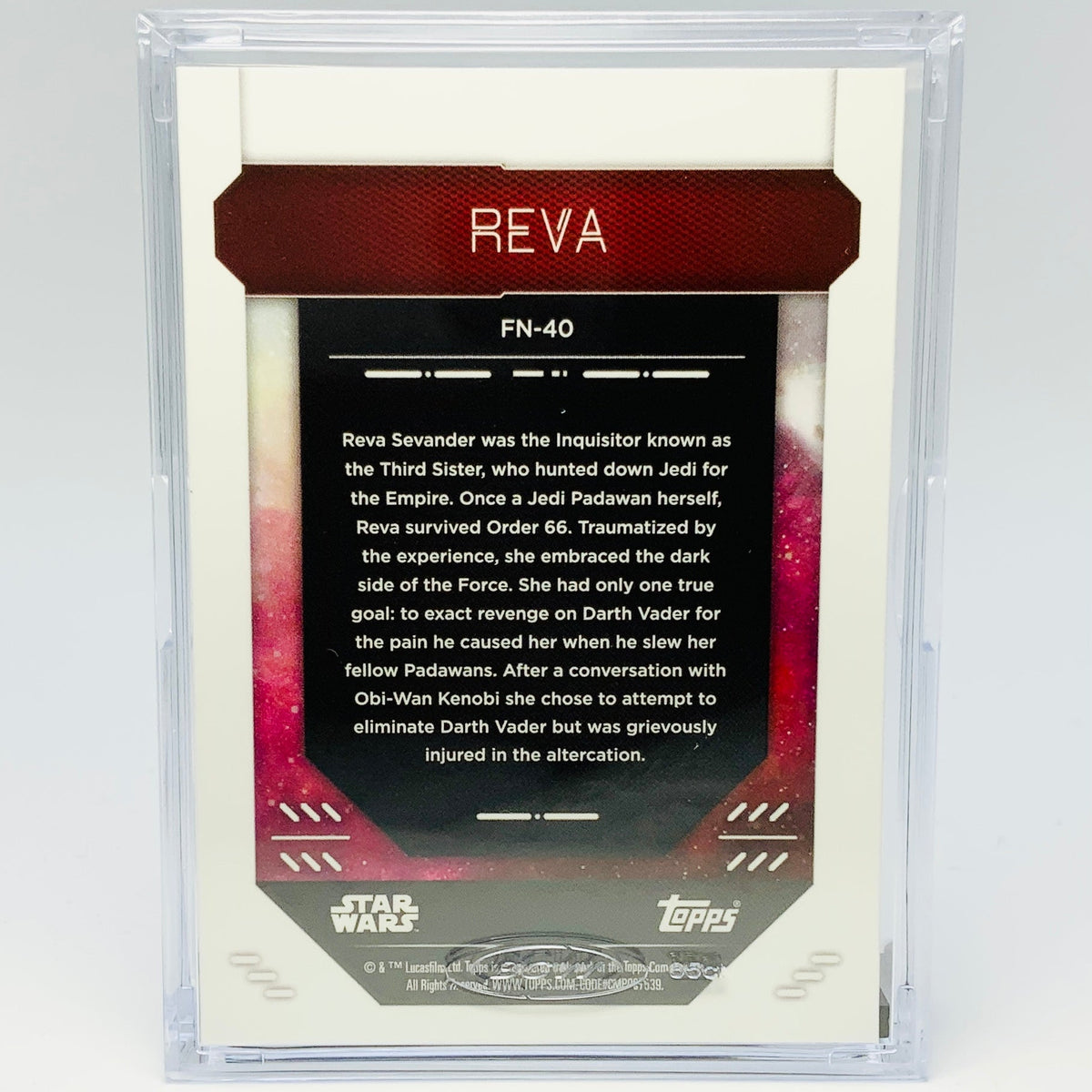 Reva with Trading Card & Collector’s Case