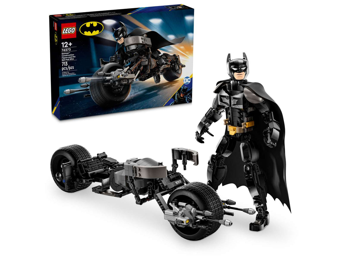 LEGO Batman Construction Figure and the Bat-Pod Bike Set (76273)
