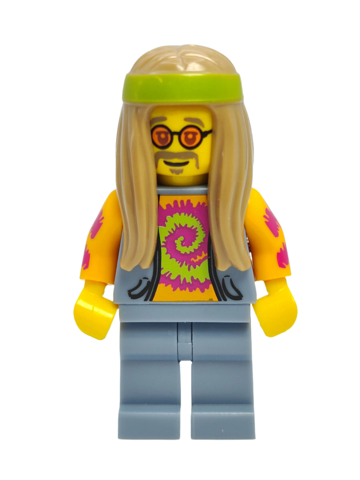 Flower Child - Orange Glasses and Tie Dye Shirt, col305