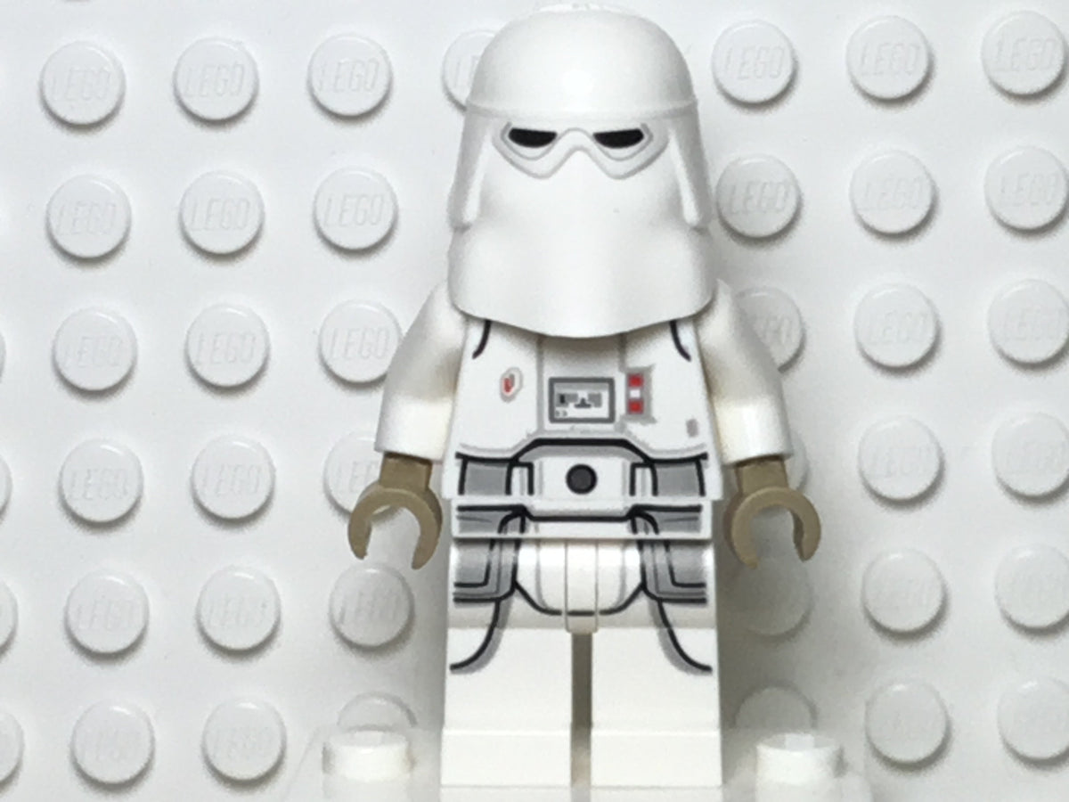 Snowtrooper, Printed Legs, Dark Tan Hands, Frown, sw1102